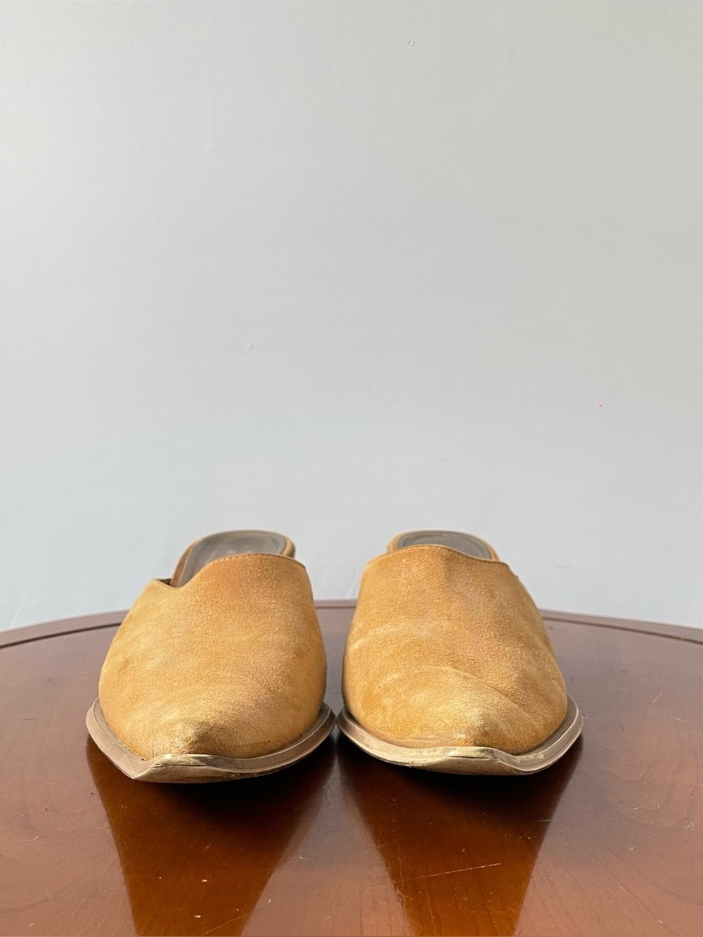 Browns Vintage Pointed-toe Suede Mules | US 8.5 - Picture 2 of 6